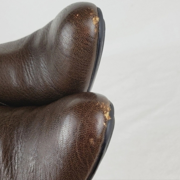 Caressa Michelle green leather ankle bootie size 6M - Picture 8 of 15